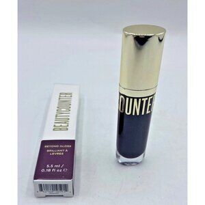 Beautycounter Beyond Gloss Black Plum - Full Size 0.18 Fl Oz Boxed Made in USA